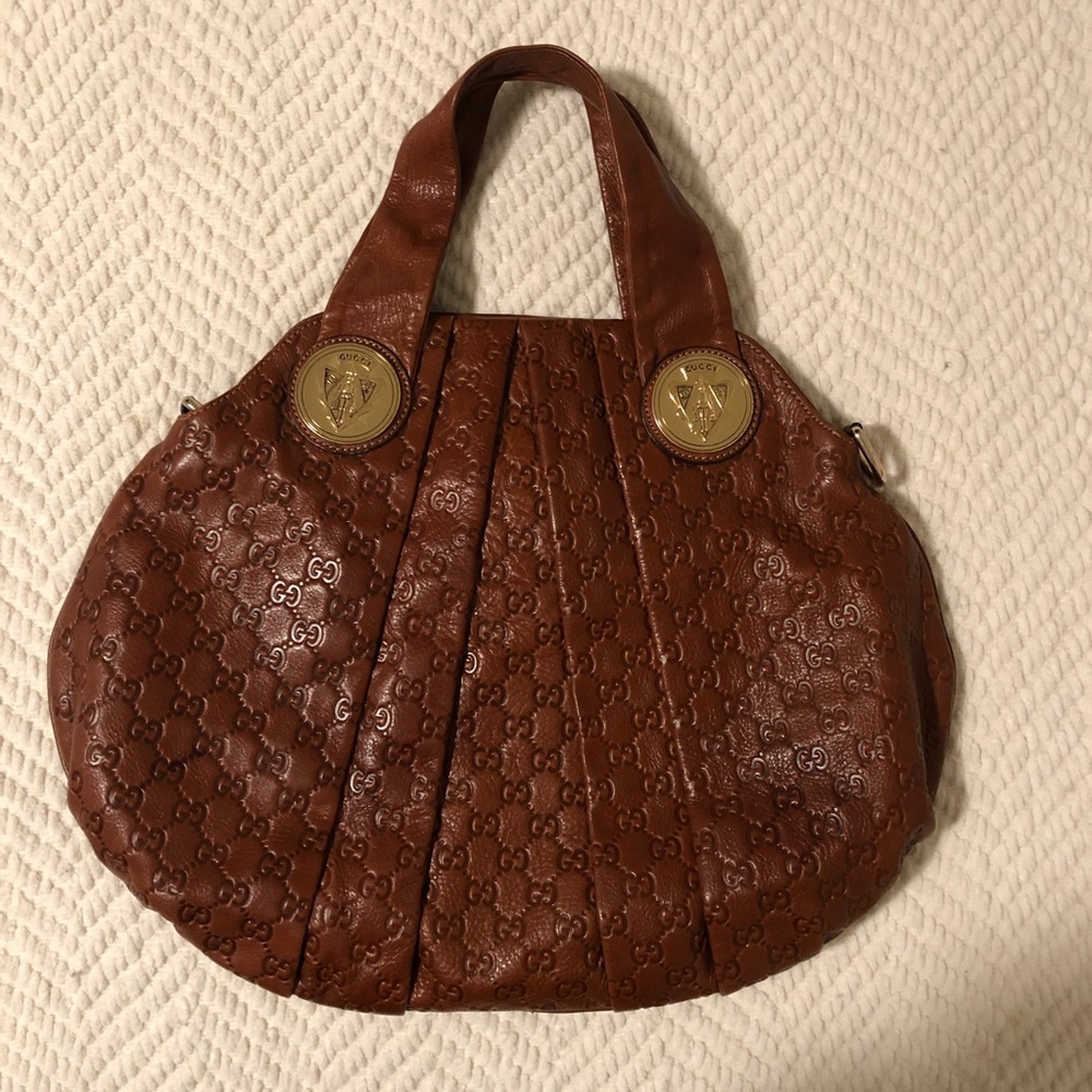 [SOLD] Gucci Guccissima Hysteria Bag-Cognac